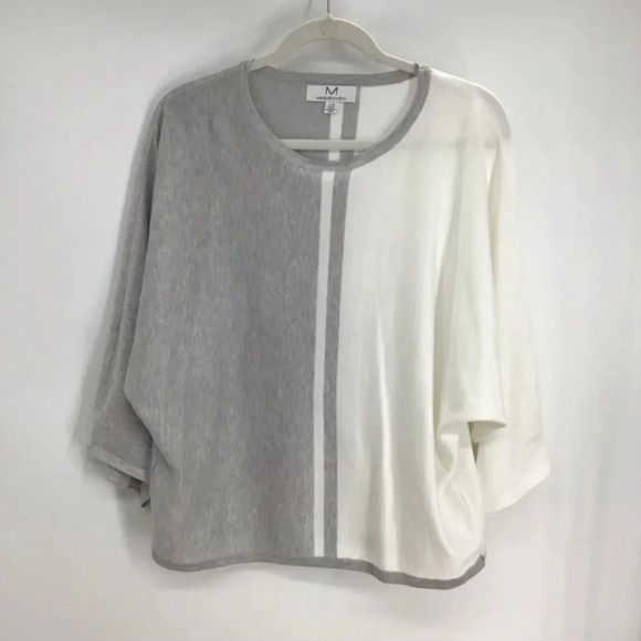 Magaschoni Women’s Casual Color-block Dolman Sleeve  Sweater - Picture 1 of 6